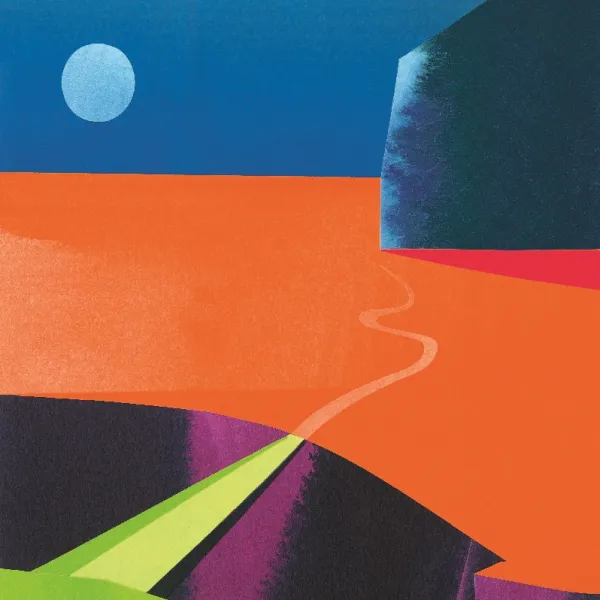 Vue de l'oeuvre de Jérémie Fischer, route vers l'horizon 