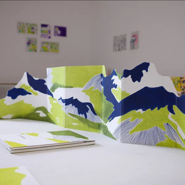 Visuel paysage en Leporello